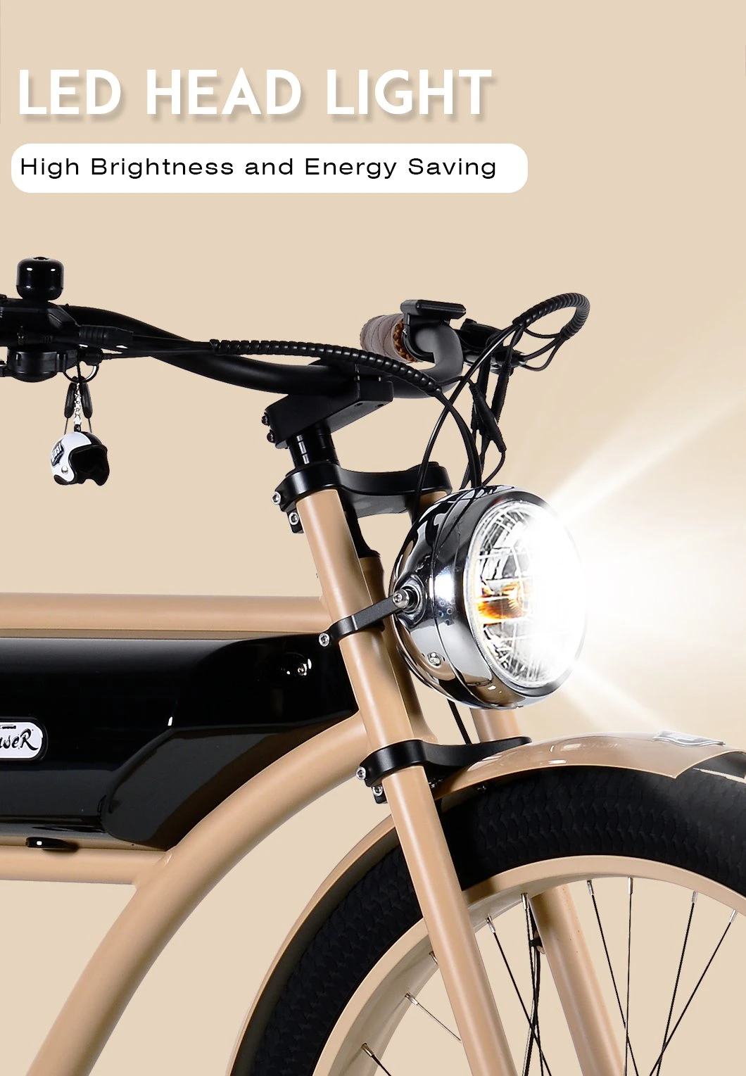 European Retro Style E-Bike 350W 500W Bafang Motor CE/En15194 Electric Bike